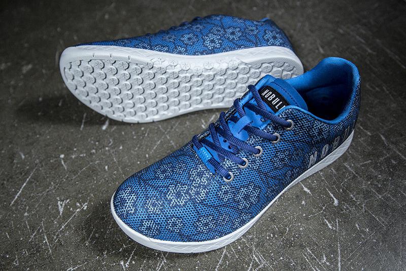 Women's Nobull Spring Floral Trainers Blue | SG Y2830X